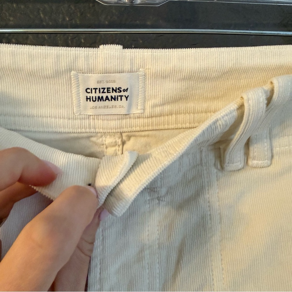 CITIZENS OF HUMANITY • Agni Utility pants cream corduroy slim straight - 29 - Picture 7 of 10